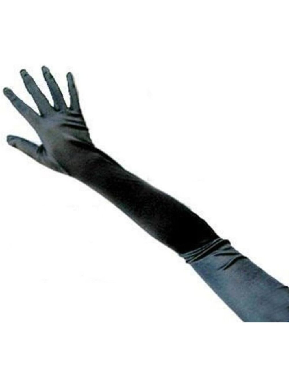 23" Extra Long Super Stretch Satin Gloves for Bridal, Party & Dance - A-Grade